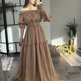 Amor - Egyrészes bérelhető boho kismamaruha